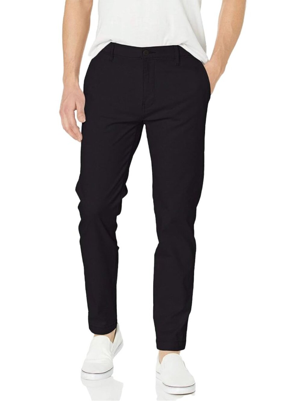 Levi's Men's XX Chino Standard Taper Pants Stretch Mineral Black 40x30
